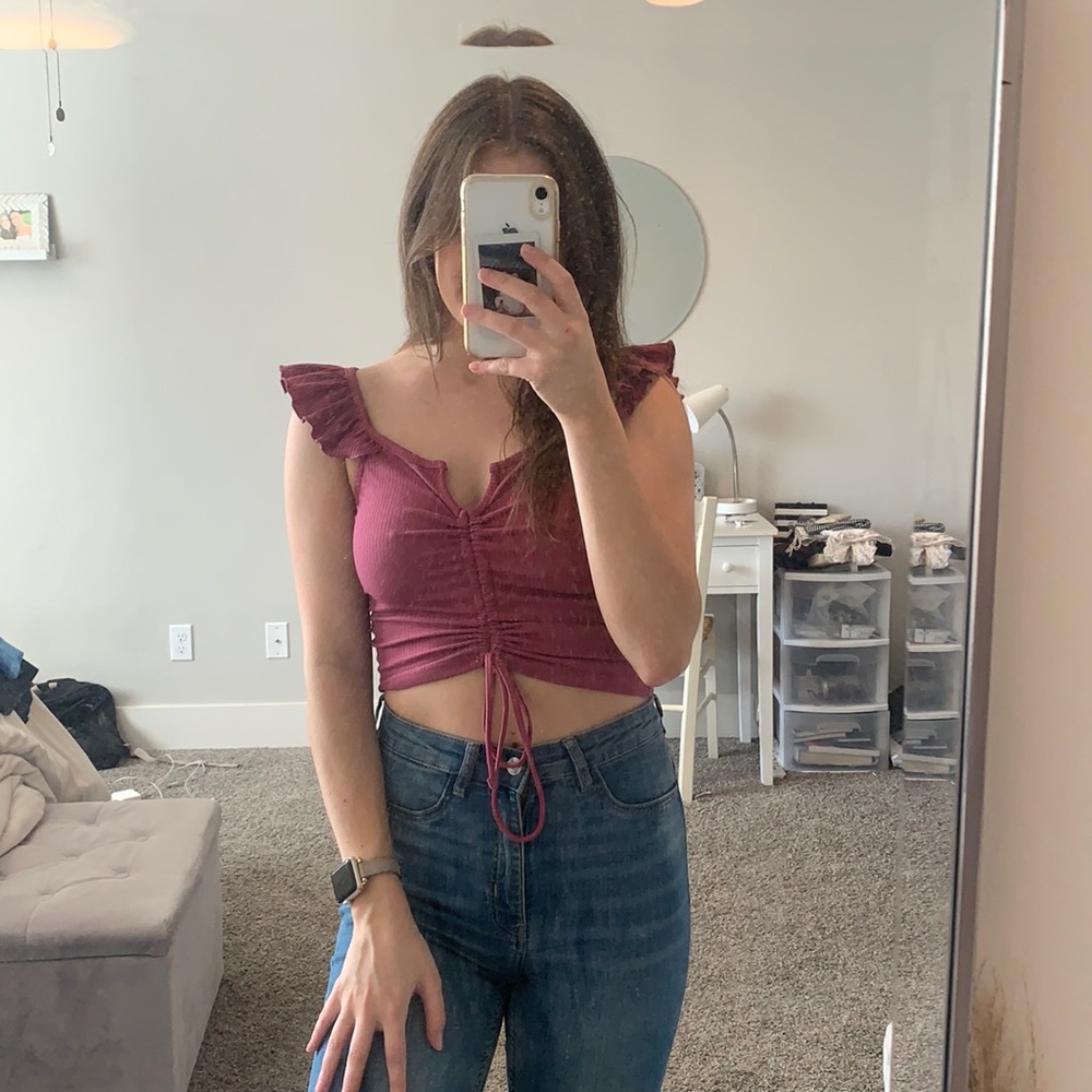 NEVER WORN Forever21 magenta top